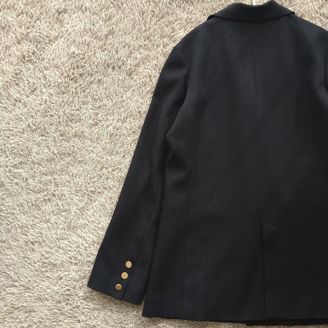 コラージュガリャルダガランテ ウールライクダブルジャケット 金ボタン 紺ブレ