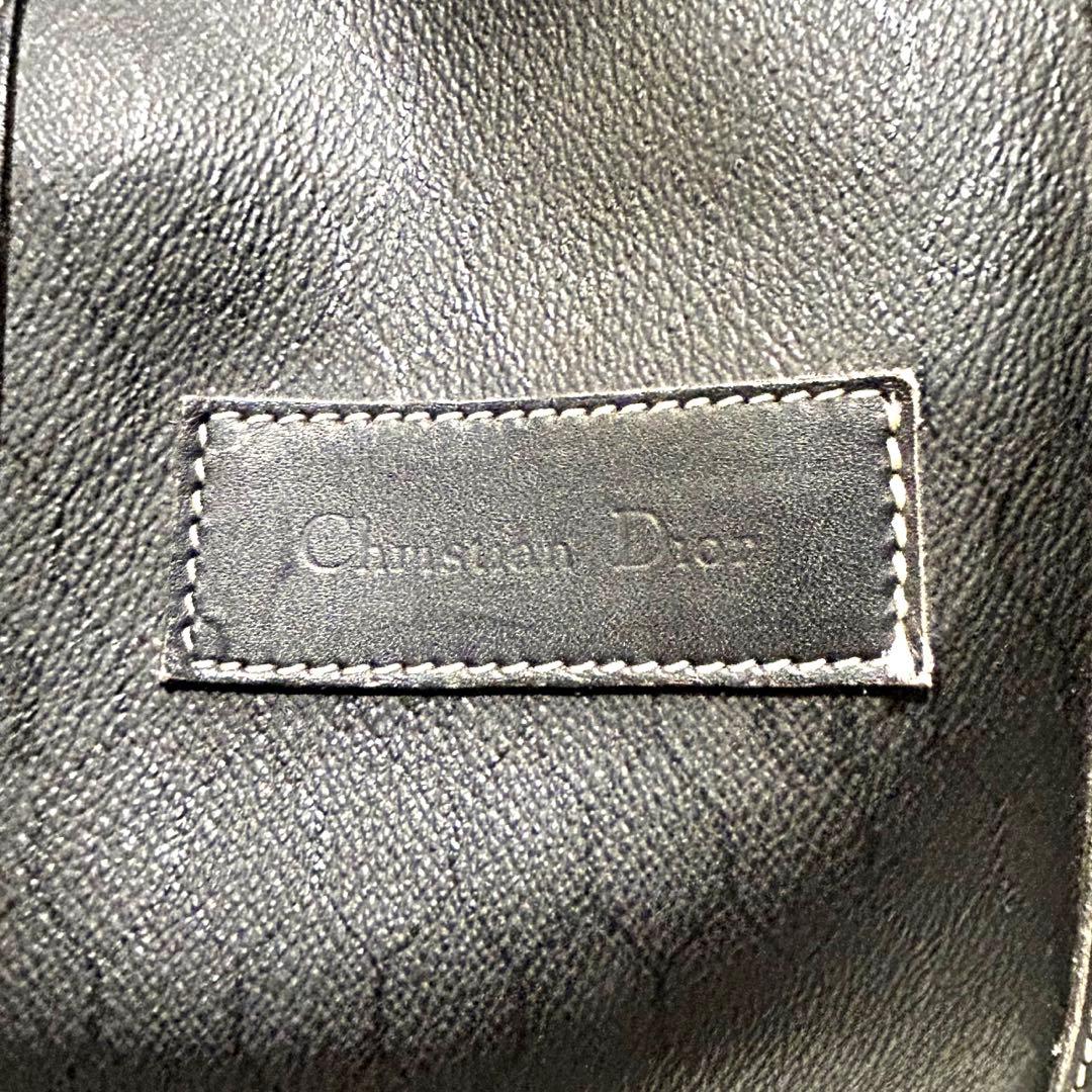 Christian Dior/ディオール ブラック ボストンバッグ 南京錠　鍵付