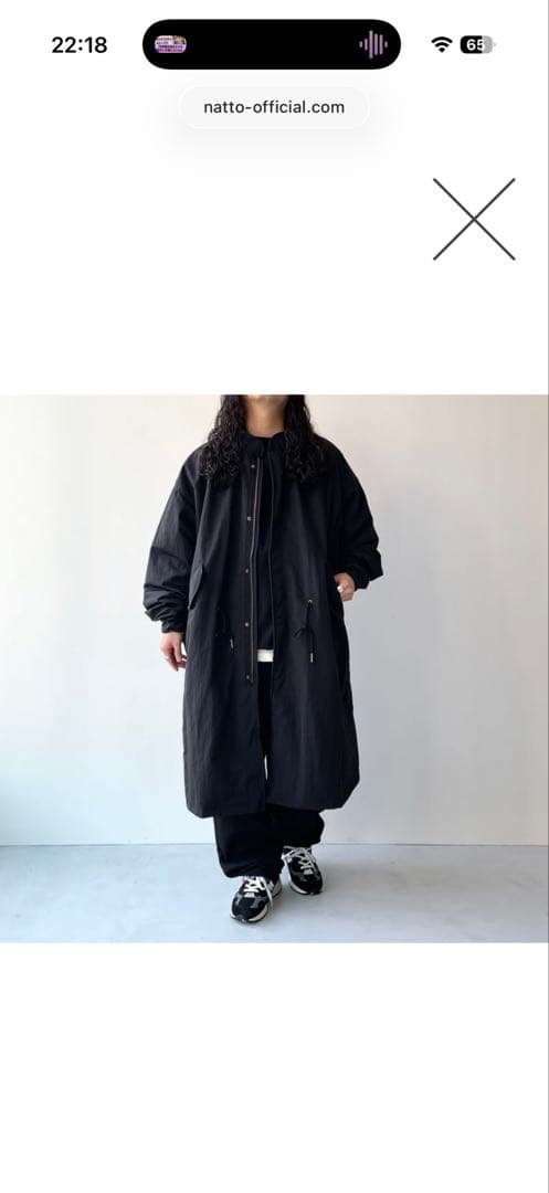 Natto military mods coat モッズコート
