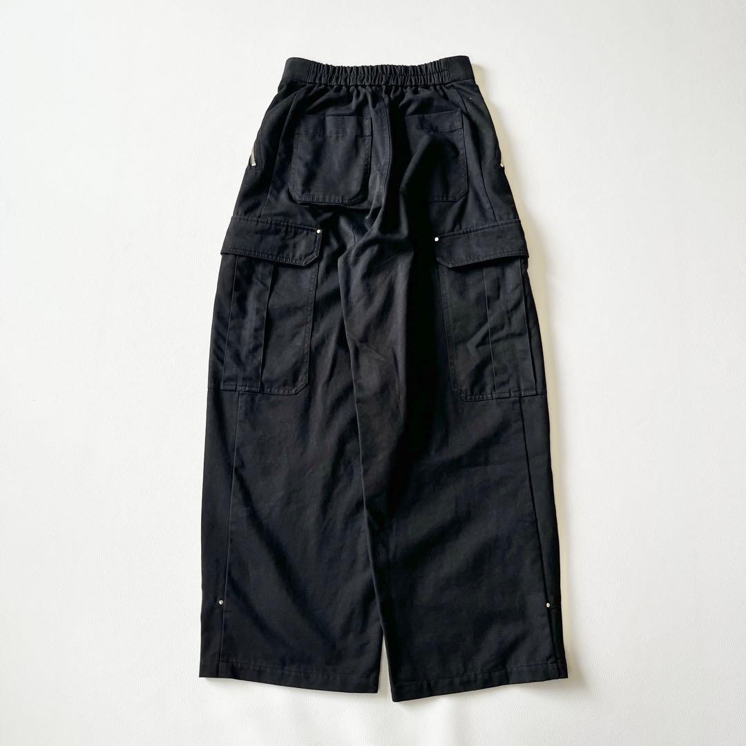 ▼美品✨24AW✨現行✨ユナイテッドトウキョウ ワイドタックカーゴパンツ 黒