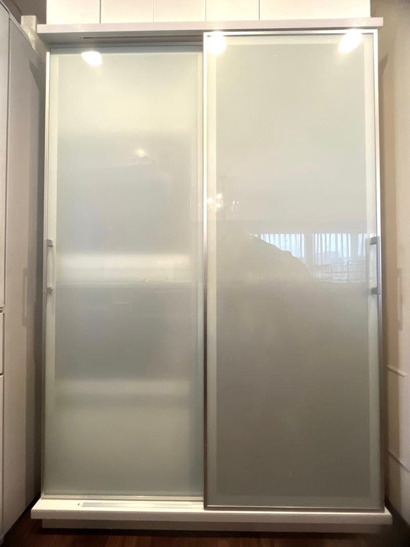 【けい】ガラス製キッチン収納棚 食器棚 日本製 LOWYA