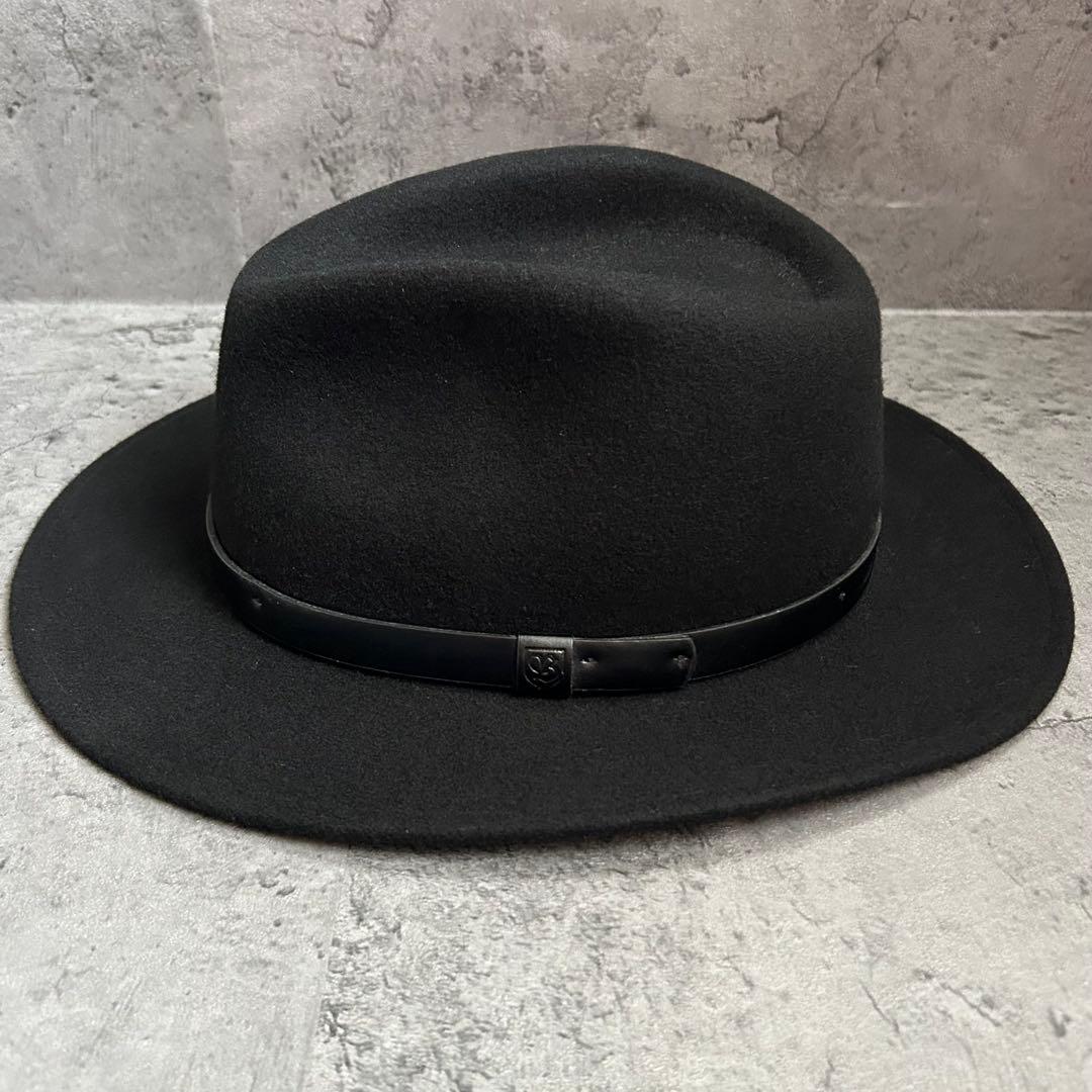 希少 極美品 BRIXTON ブリクストン FEDORA HAT ハットウール