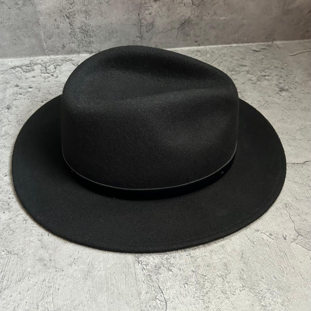 希少 極美品 BRIXTON ブリクストン FEDORA HAT ハットウール