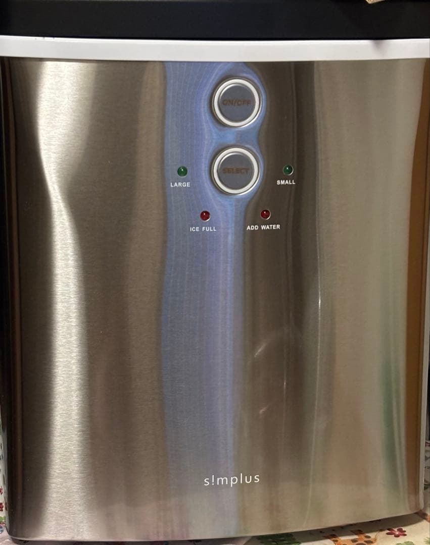 【目立った傷汚れなし】simplus 製氷機2023年製SLサイズ対応 最短6分