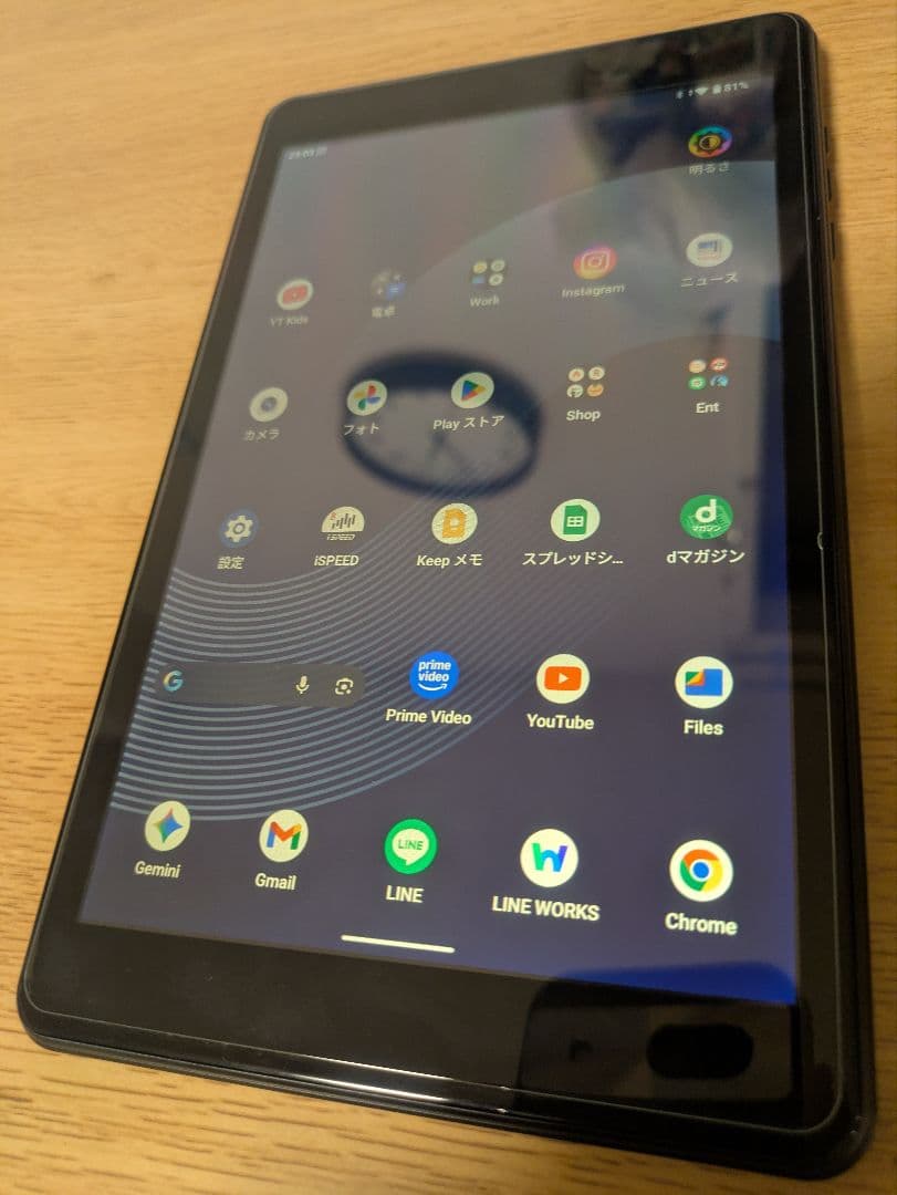 Luca タブレット ブラック 本体　美品