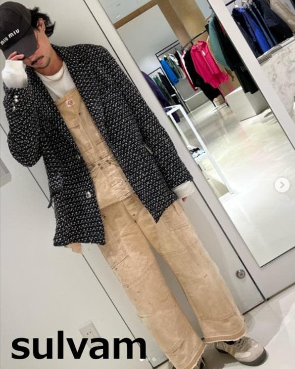 sulvam Fancy Tweed Jacket サルバム ツイードジャケット