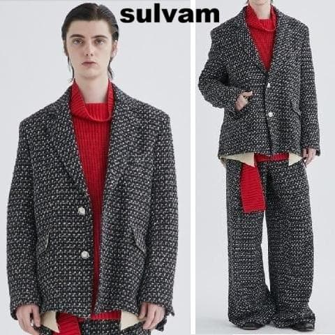 sulvam Fancy Tweed Jacket サルバム ツイードジャケット