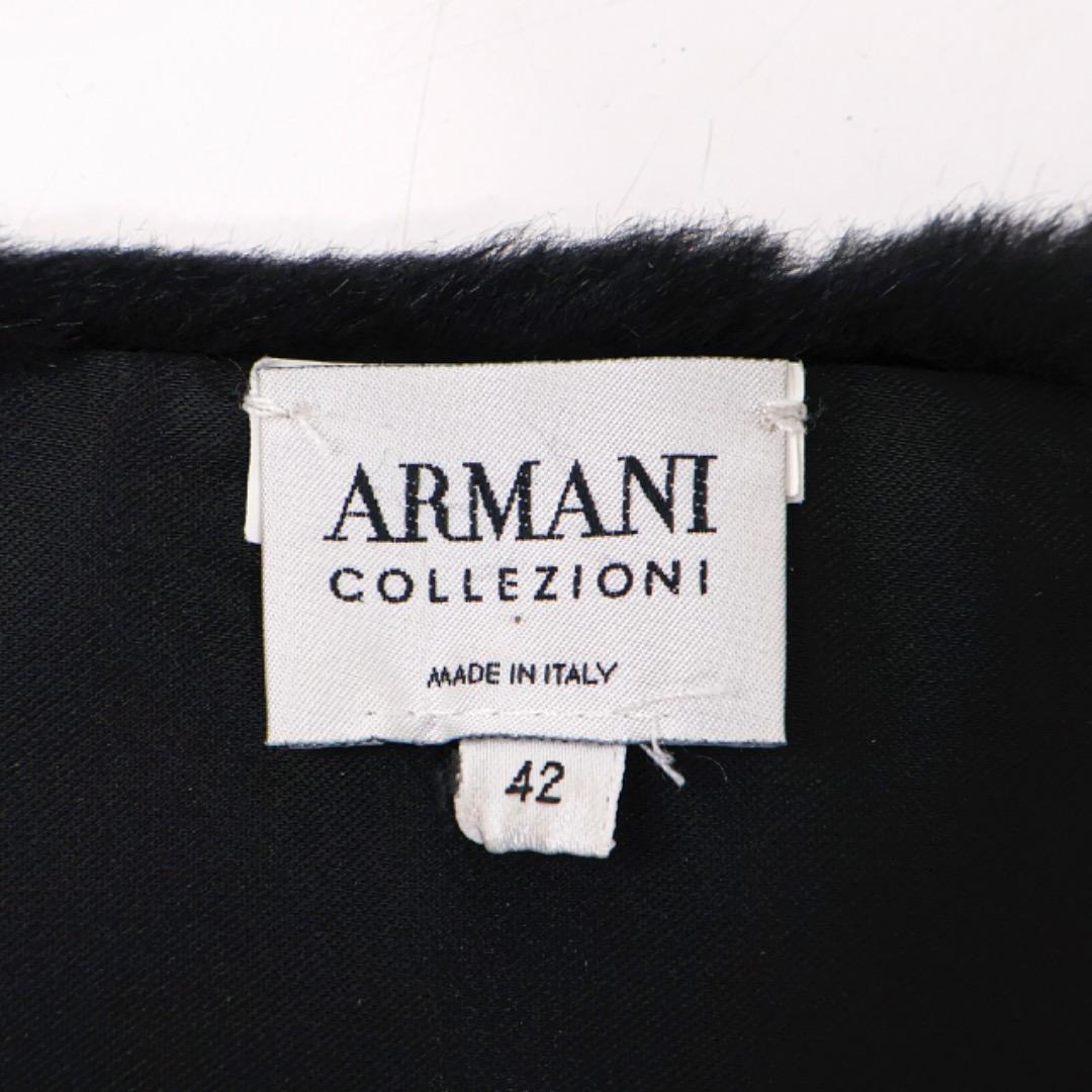 H4182-29◾️アルマーニコレッツィオーニ　シェアードミンクマフラー