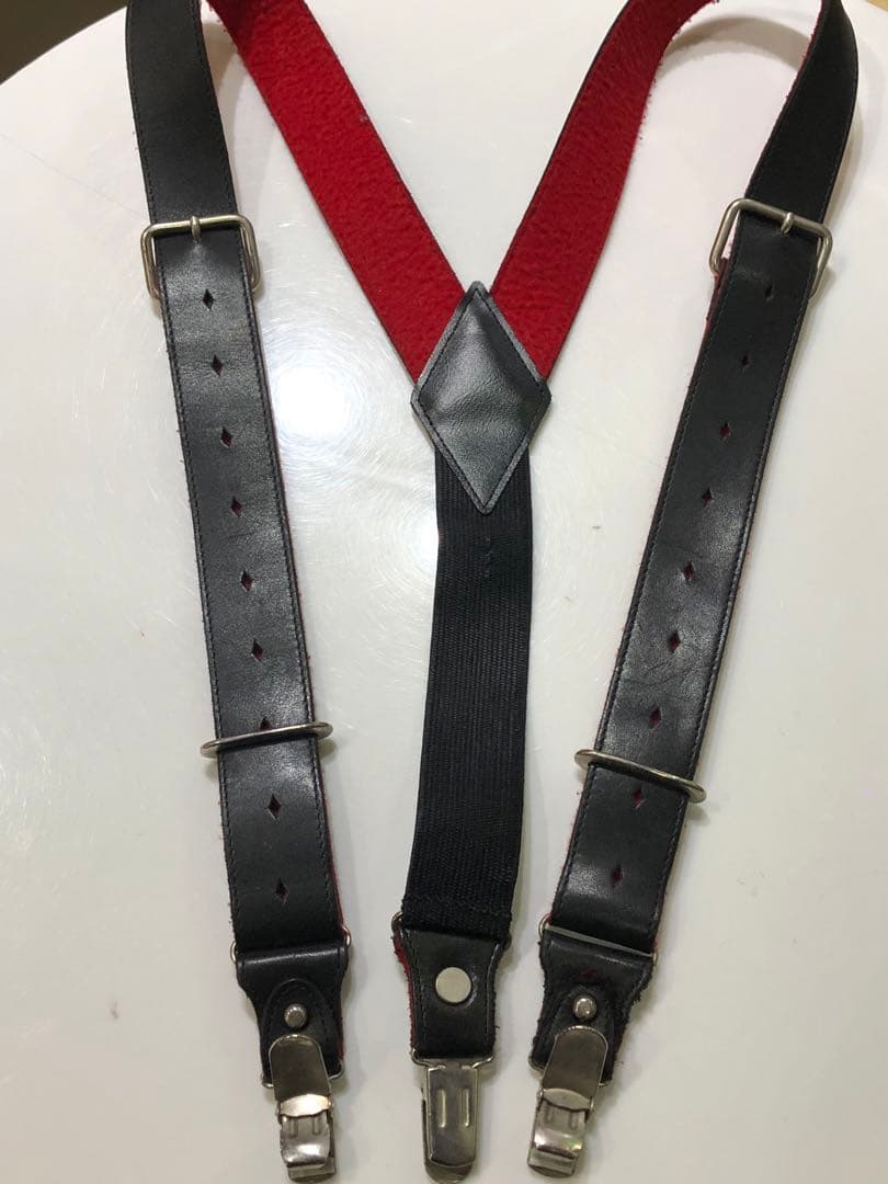 JeanPaulGaultier サスペンダー付きパンツ