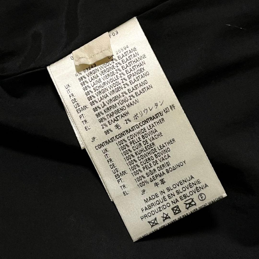 【新品】【38】DIESEL BLACK GOLD ロングジャケット 牛革