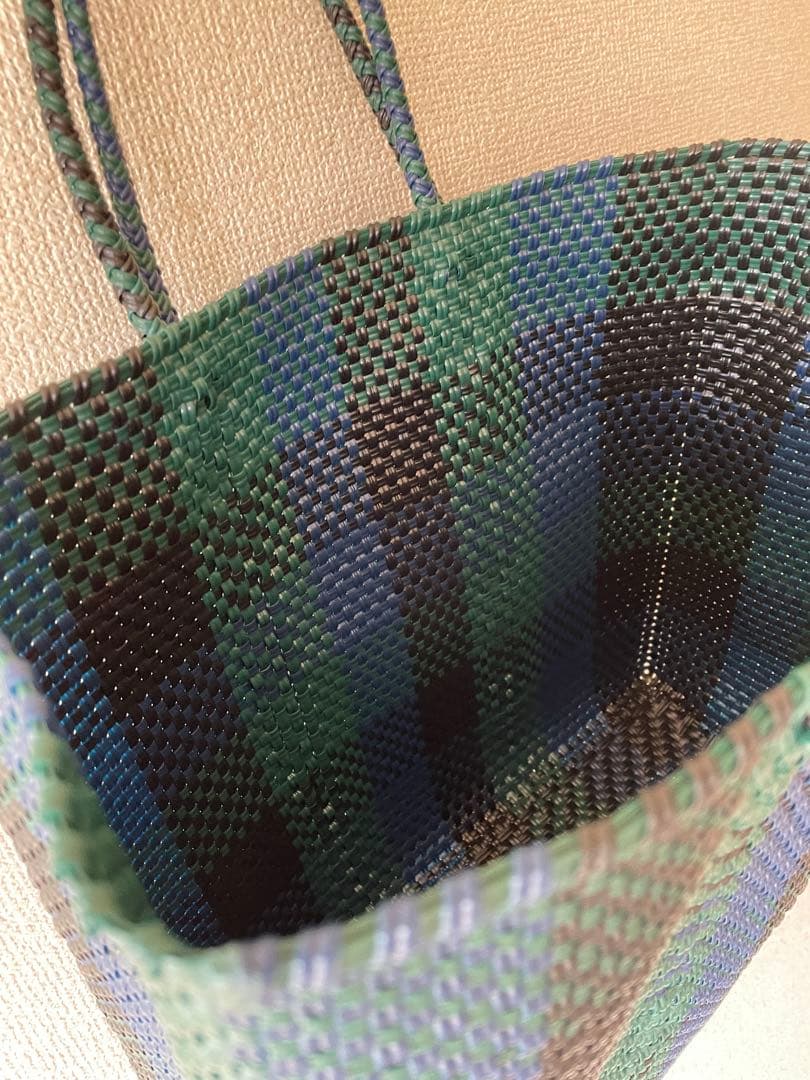 【未使用】Letra　メルカドバッグ　Mサイズ チェック