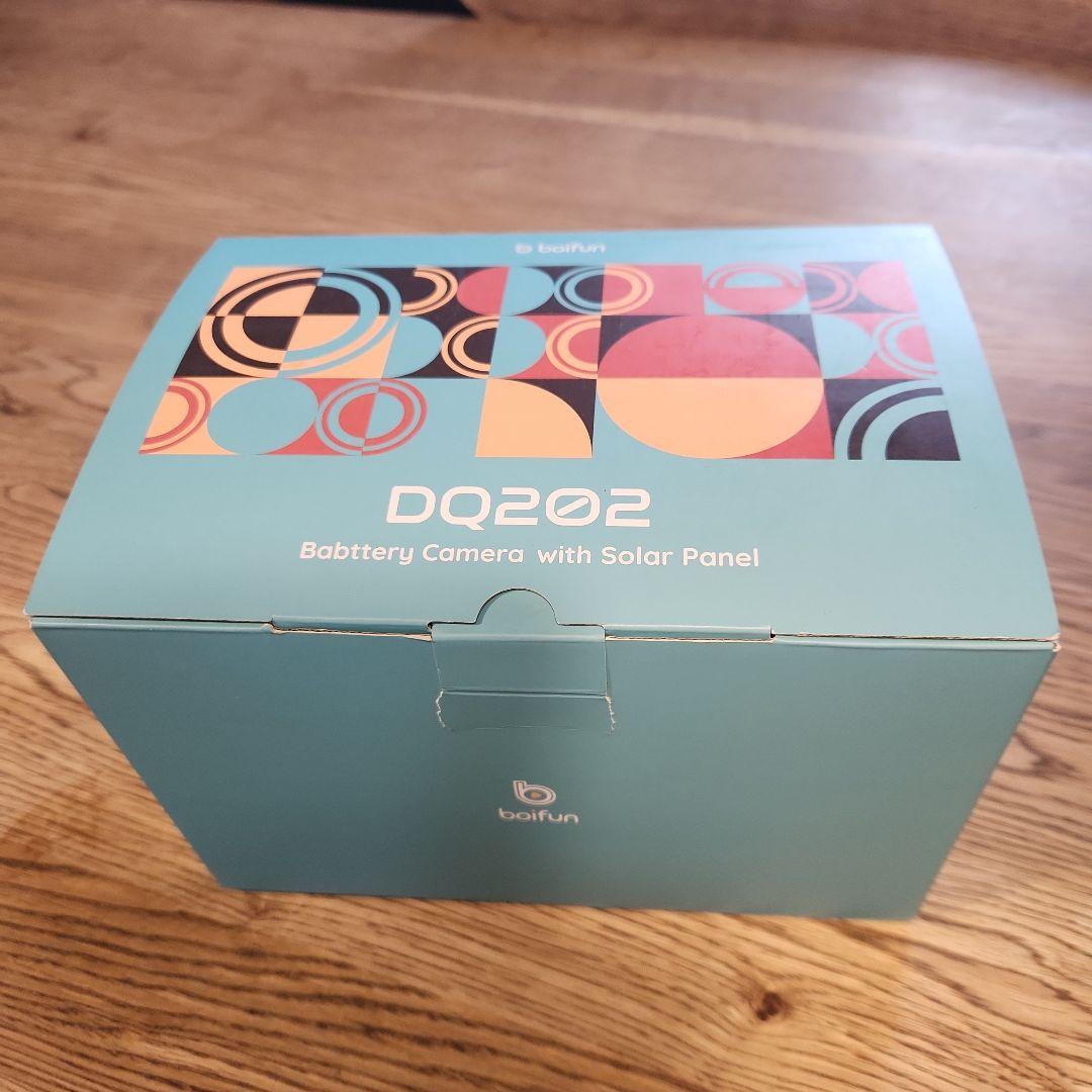 DQ202 バッテリーカメラ ソーラーパネル付き