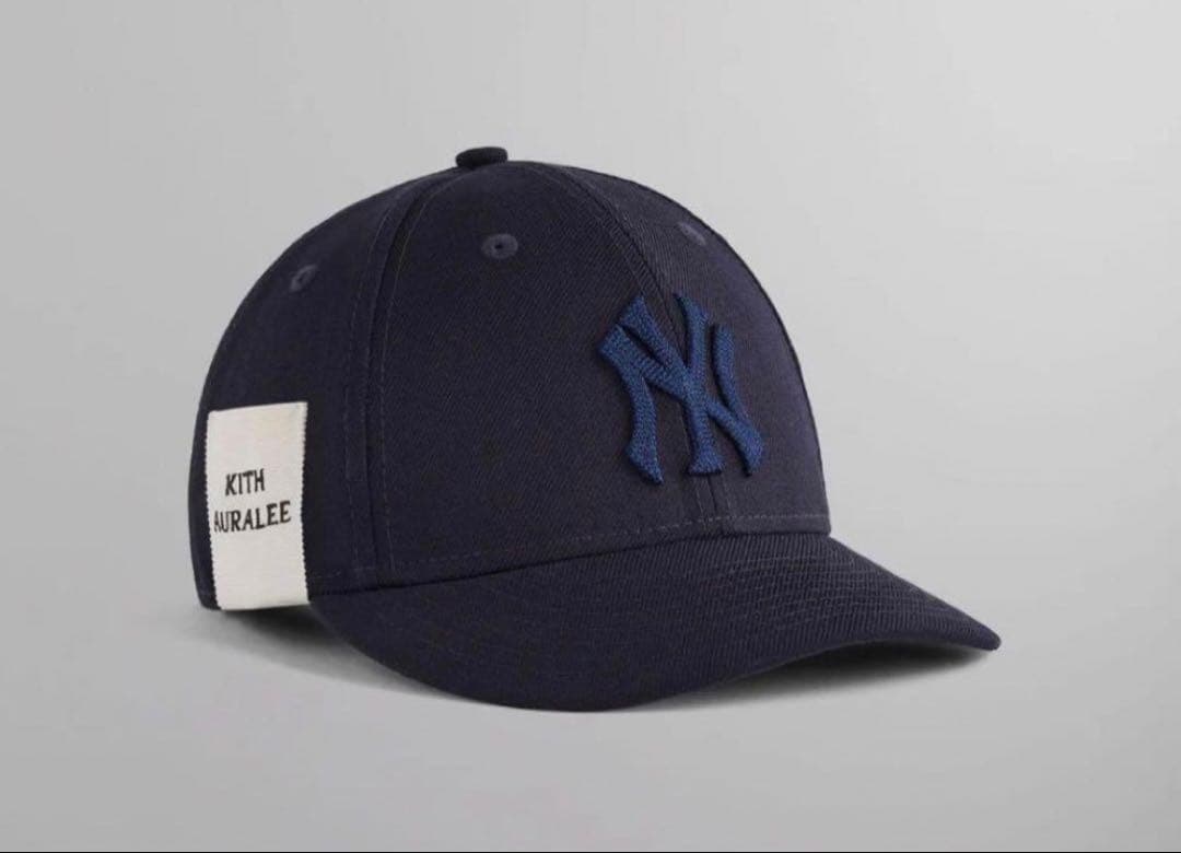 KITH AURALEE ヤンキースキャップ ネイビー