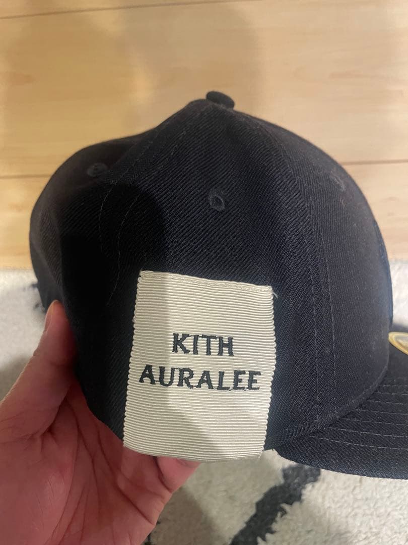 KITH AURALEE ヤンキースキャップ ネイビー