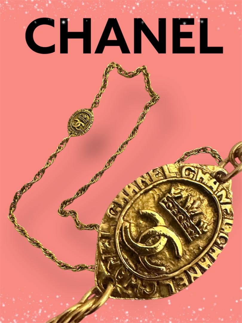 CHANEL 金色メッキ ネックレス