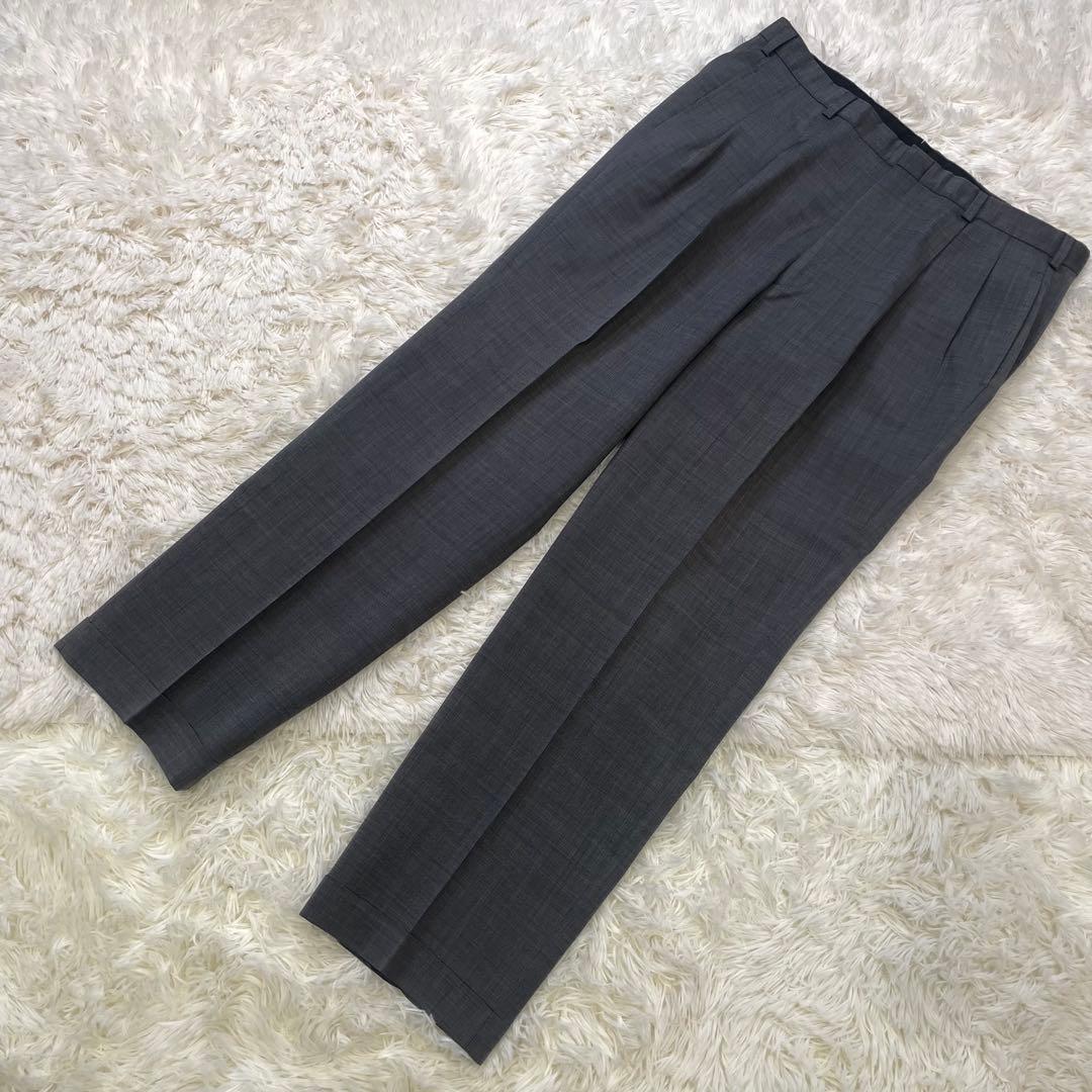 ブルックスブラザーズ 40REG モヘヤ混 セットアップ スーツ グレー