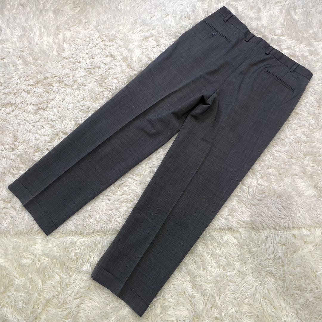 ブルックスブラザーズ 40REG モヘヤ混 セットアップ スーツ グレー