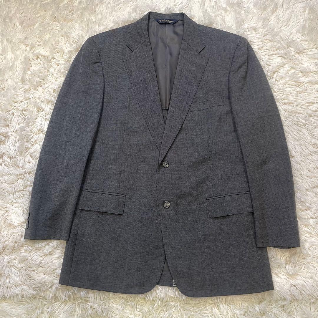 ブルックスブラザーズ 40REG モヘヤ混 セットアップ スーツ グレー