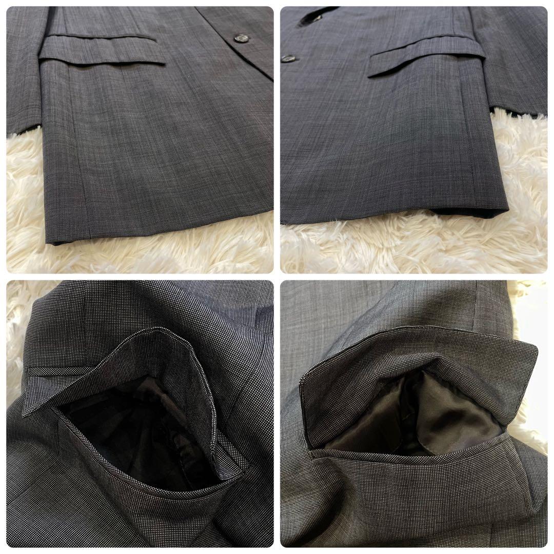 ブルックスブラザーズ 40REG モヘヤ混 セットアップ スーツ グレー