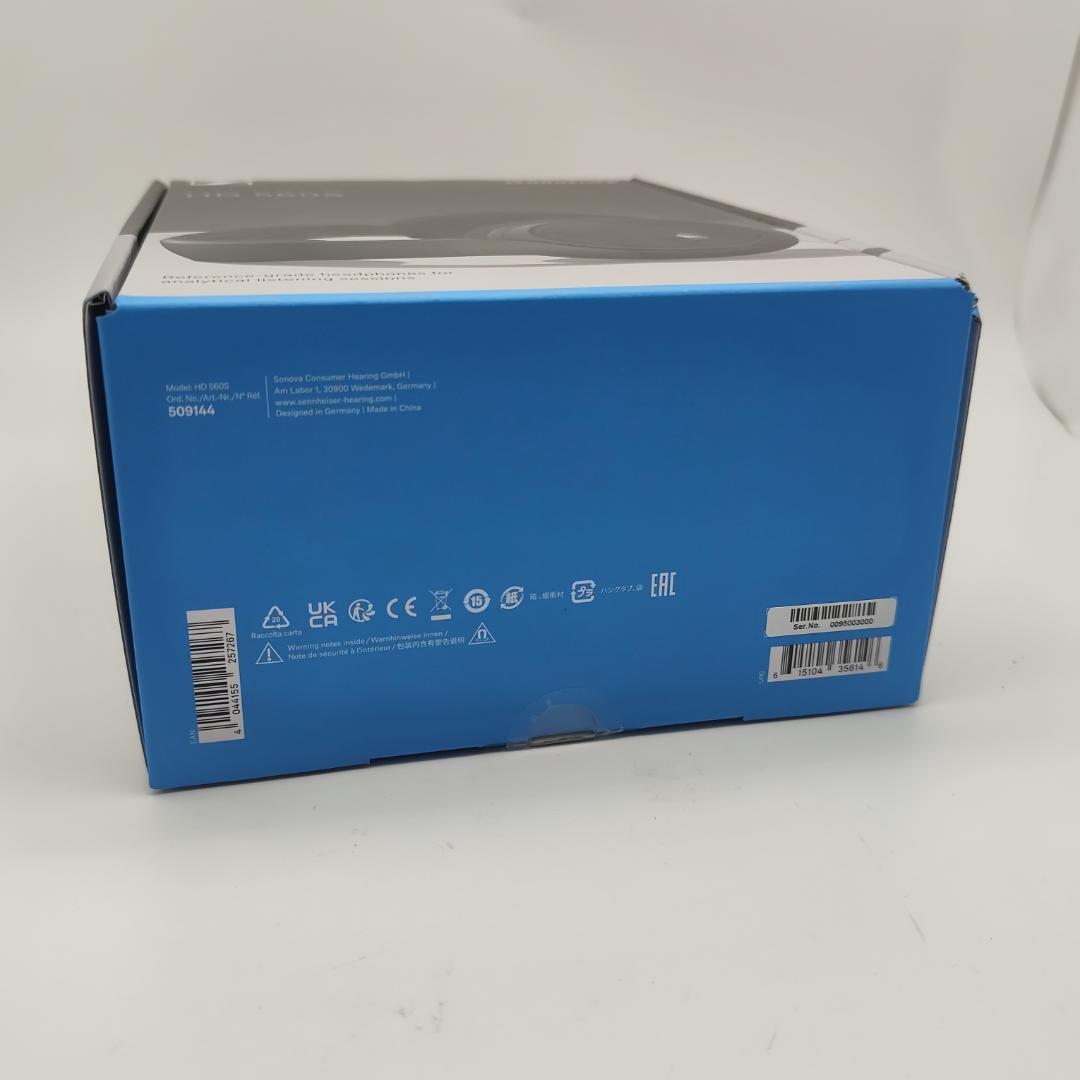 SENNHEISER HD560S 開放型 有線ヘッドホン ブラック 高音質