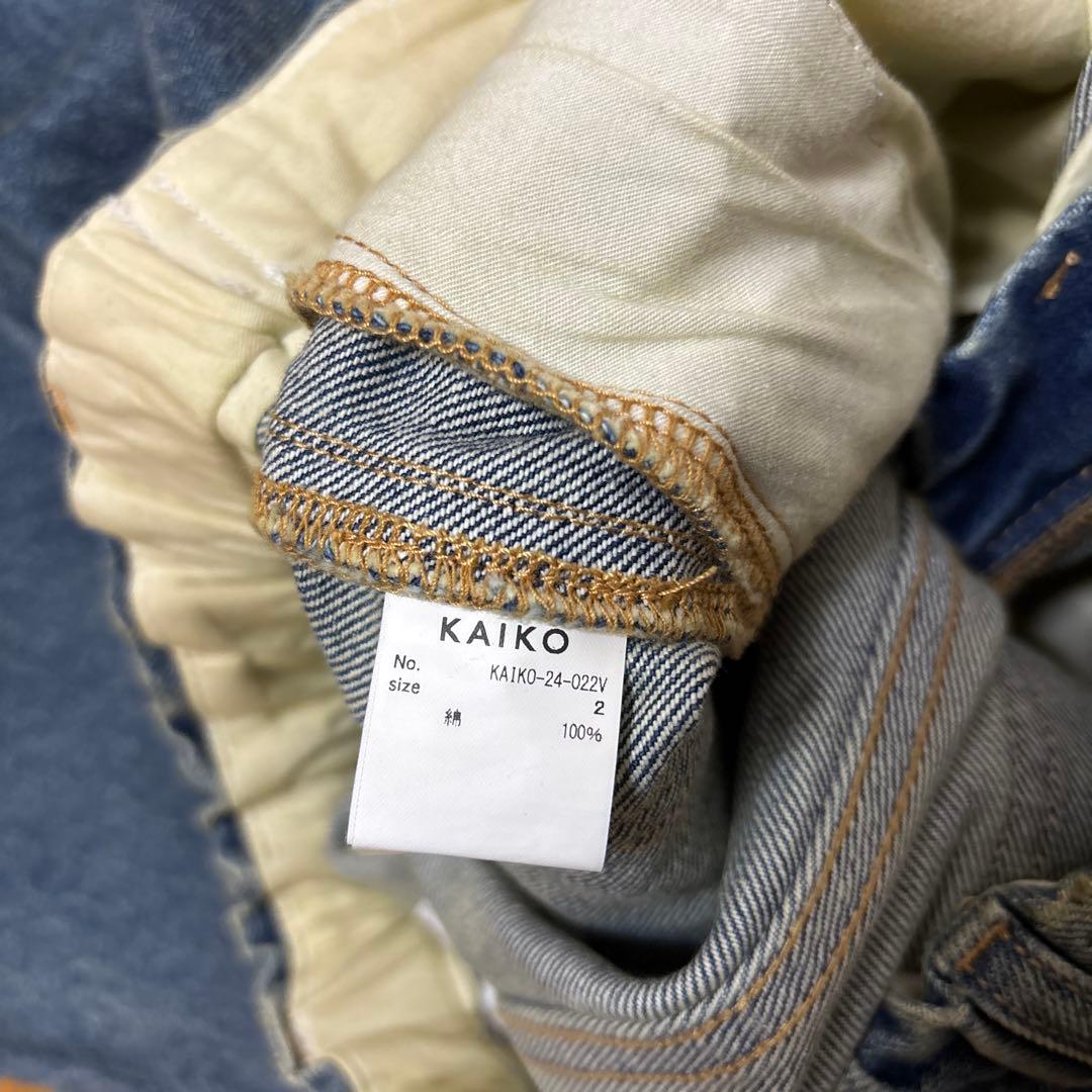 パンツ KAIKO The denim wide fit vintage INDIGO