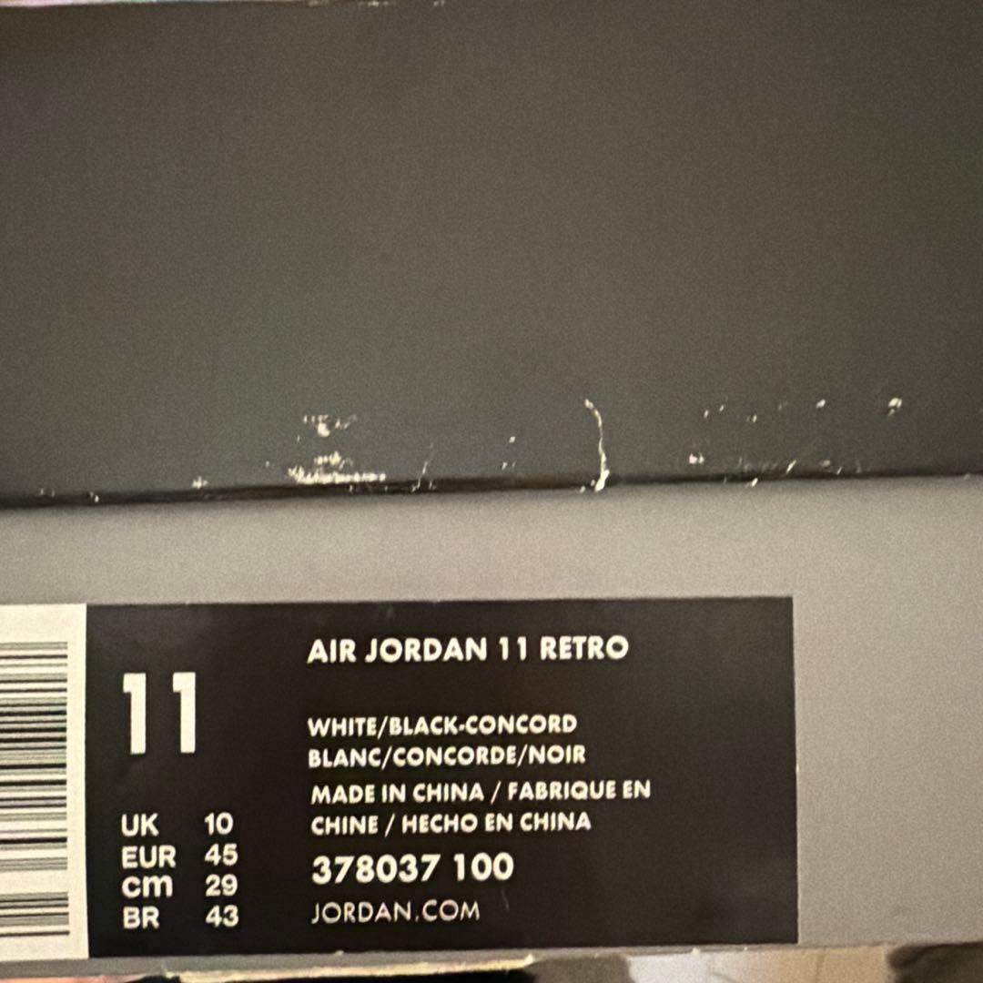 シューズ(男性用) AIR JORDAN 11 RETRO CONCORD