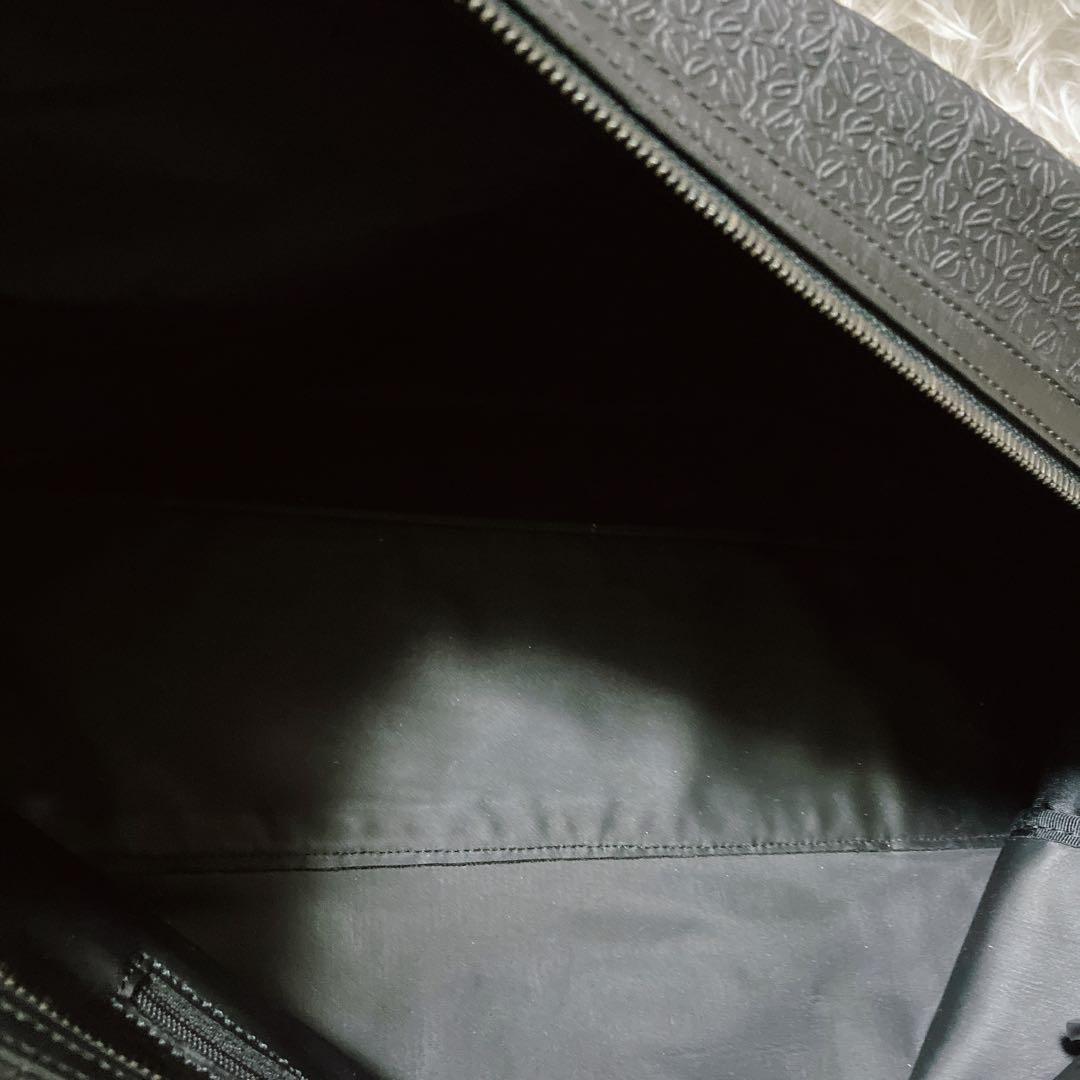 希少⭐️ LOEWE ロエベ　ボストンバッグ　アナグラム　総柄　肩掛け　大容量