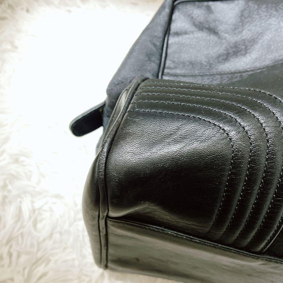 希少⭐️ LOEWE ロエベ　ボストンバッグ　アナグラム　総柄　肩掛け　大容量