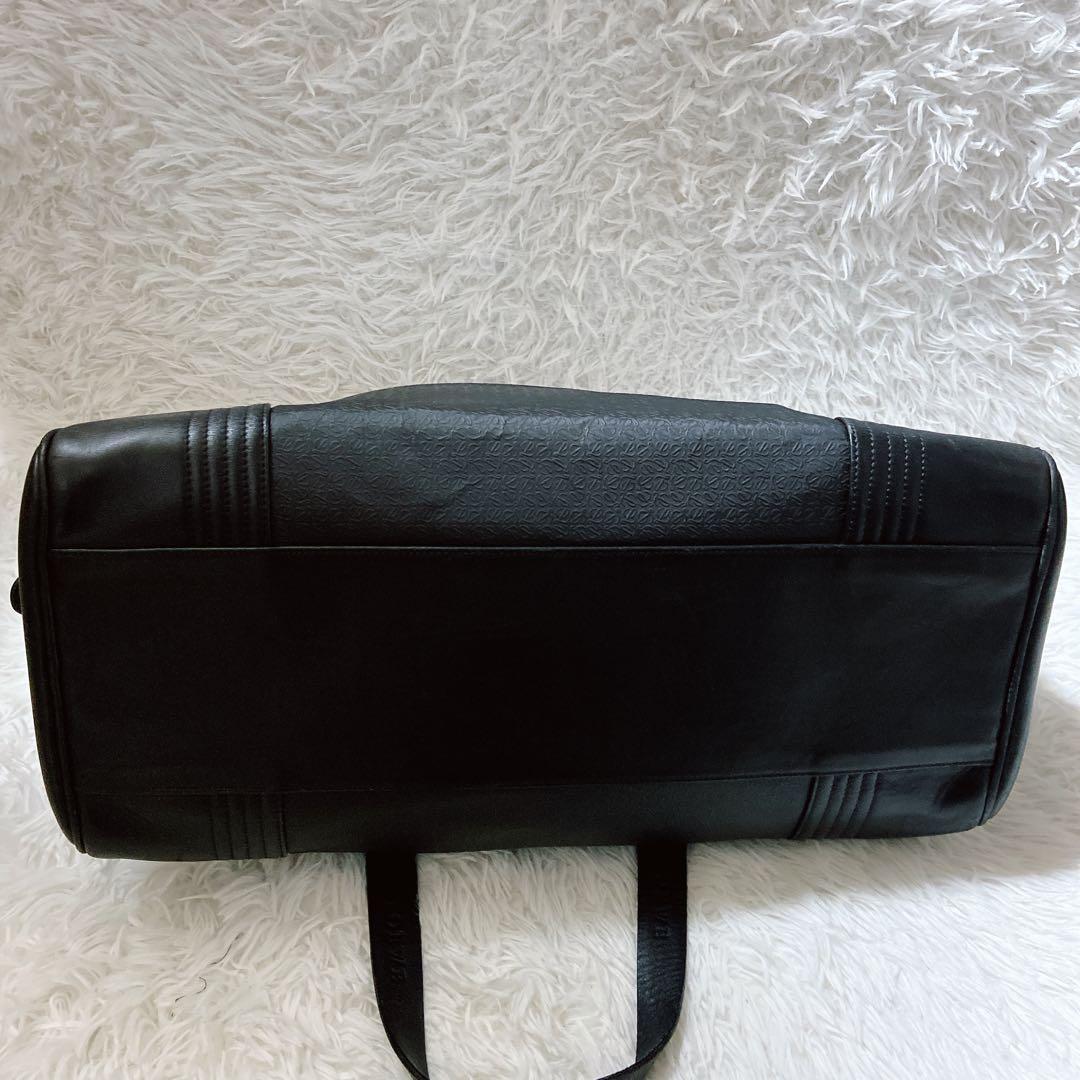 希少⭐️ LOEWE ロエベ　ボストンバッグ　アナグラム　総柄　肩掛け　大容量