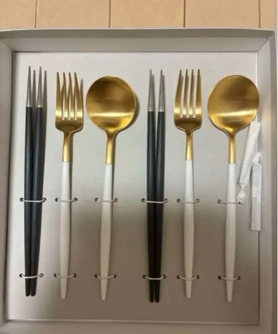 Cutipol カトラリーセット 6点 ゴールド