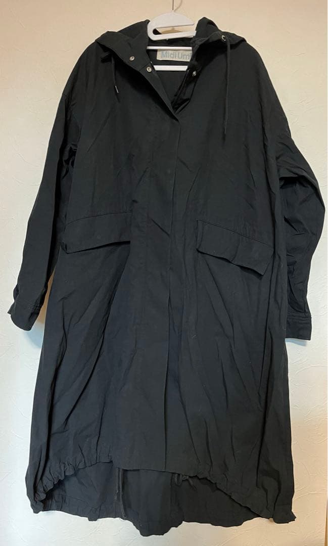 【値下】Midi Umi ミディウミ　美品　ロングコート　ボア　インナー付　黒