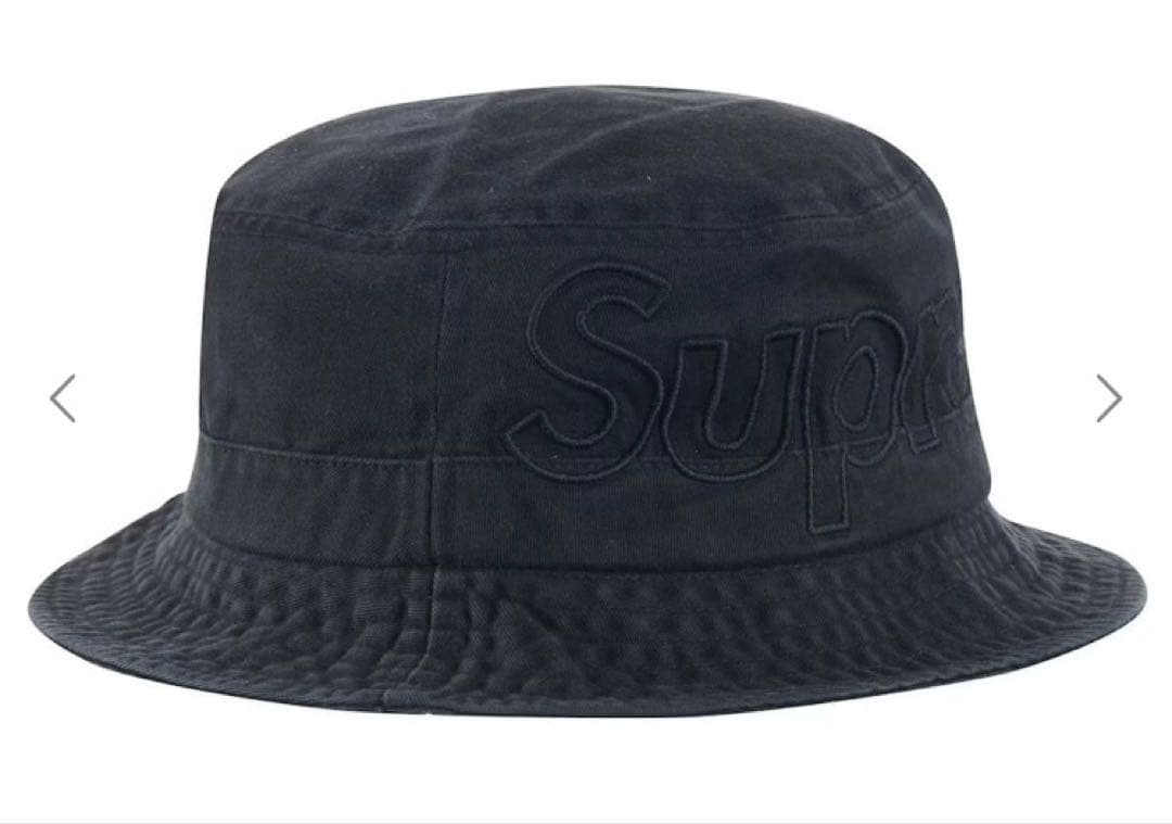 Supreme ブラック バケットハット　2023ss お値下げ可