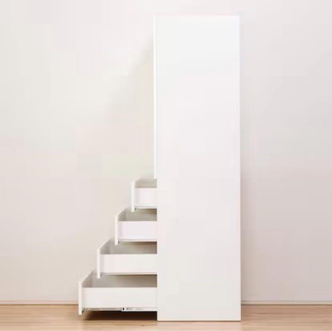 【美品】 ニトリ ブレザータンス ポルテD 80BC 幅80cm ワードローブ