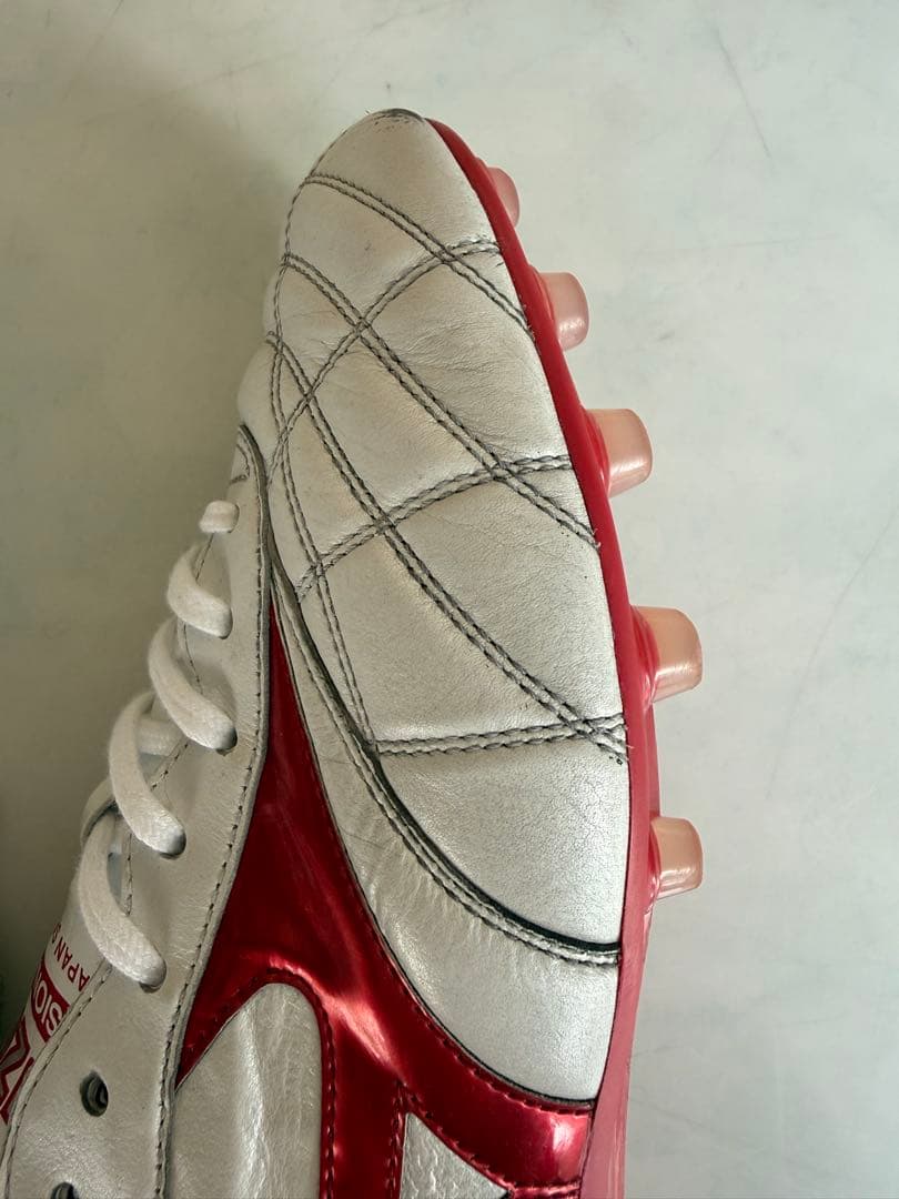 Mizuno モレリア 2 JAPAN AG スーパーホワイト×メルビーレッド