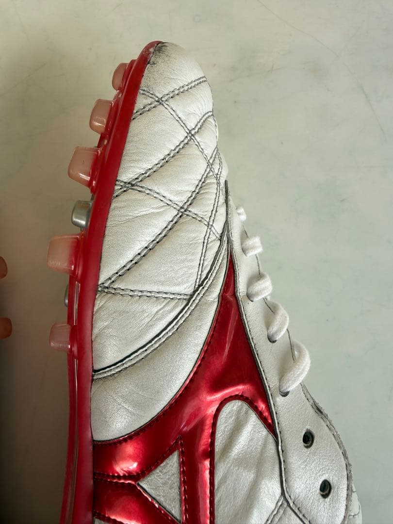 Mizuno モレリア 2 JAPAN AG スーパーホワイト×メルビーレッド