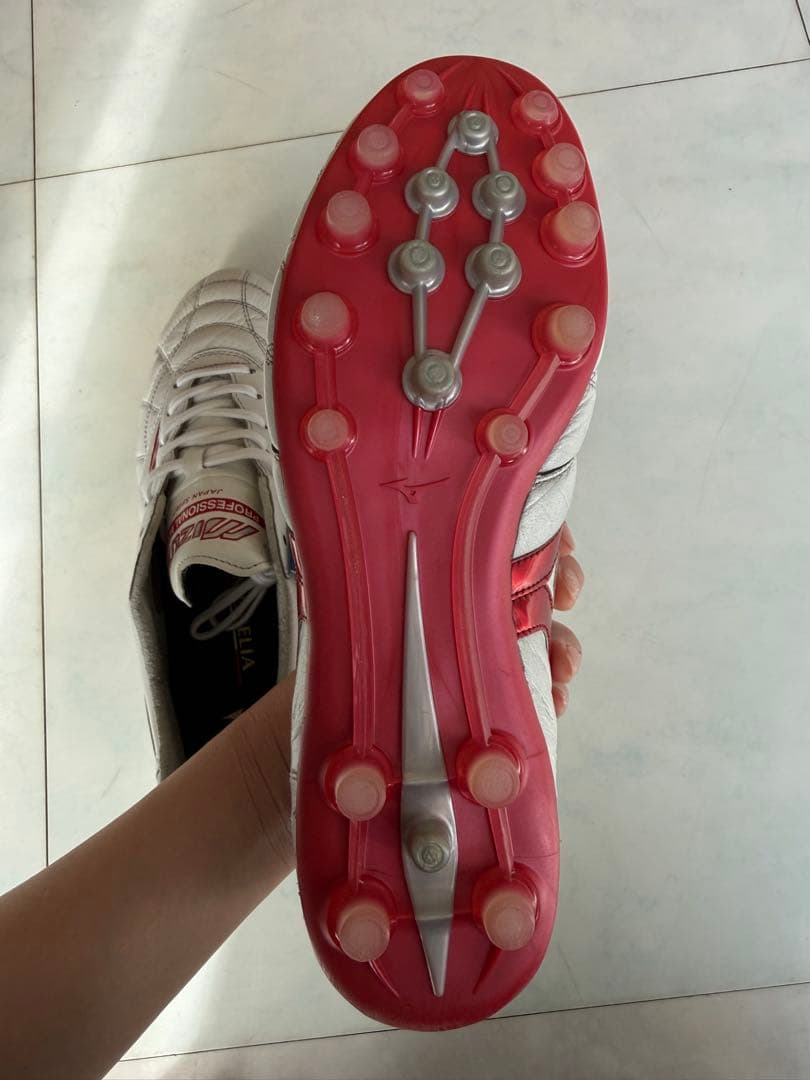 Mizuno モレリア 2 JAPAN AG スーパーホワイト×メルビーレッド