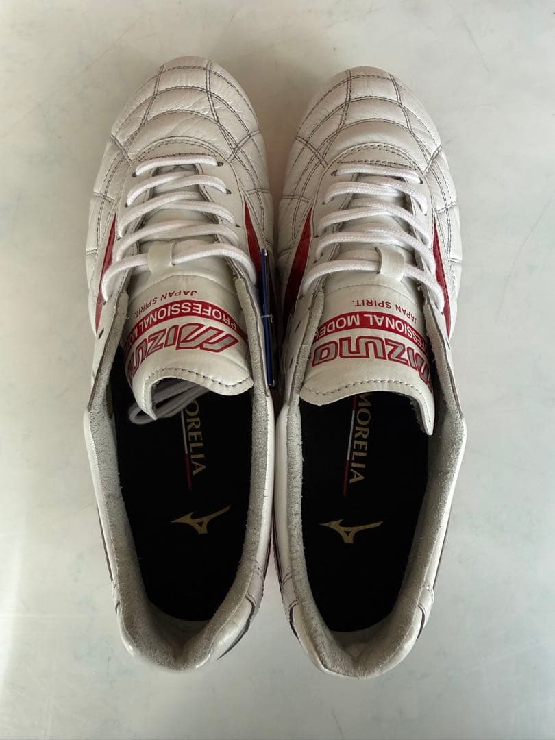 Mizuno モレリア 2 JAPAN AG スーパーホワイト×メルビーレッド