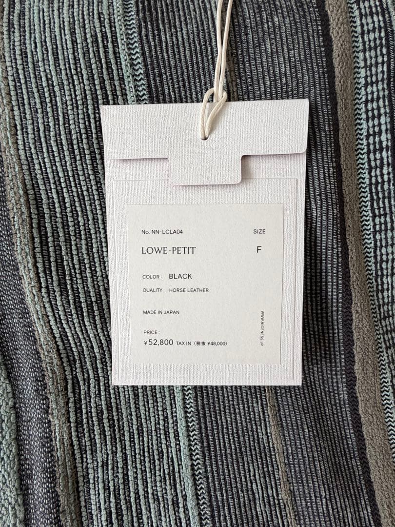 バッグ NICENESS LOWE-PETIT BLACK S