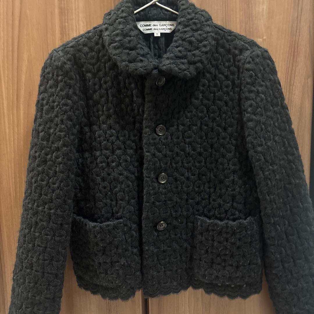 COMME des GARÇONS ブラック テーラードジャケット S
