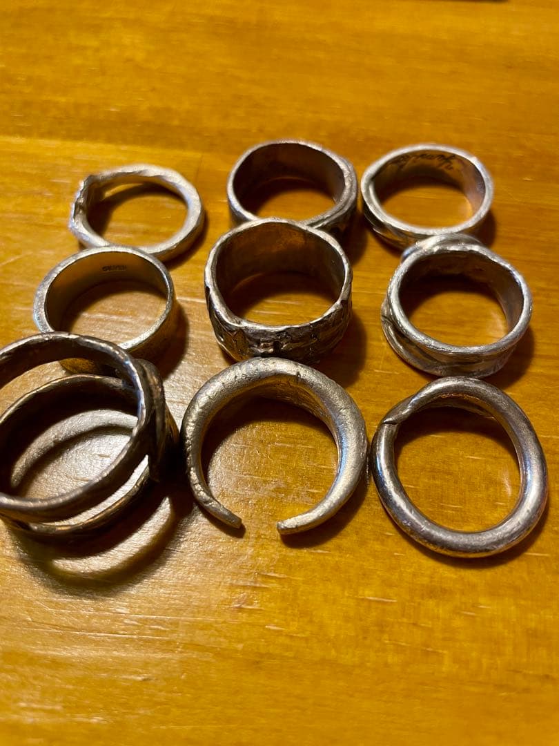 シルバーリング 9点セット 49.3g