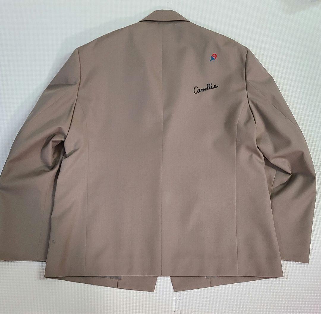 オールモストブラック ウール ジャケット ベージュ 2 ALMOSTBLACK