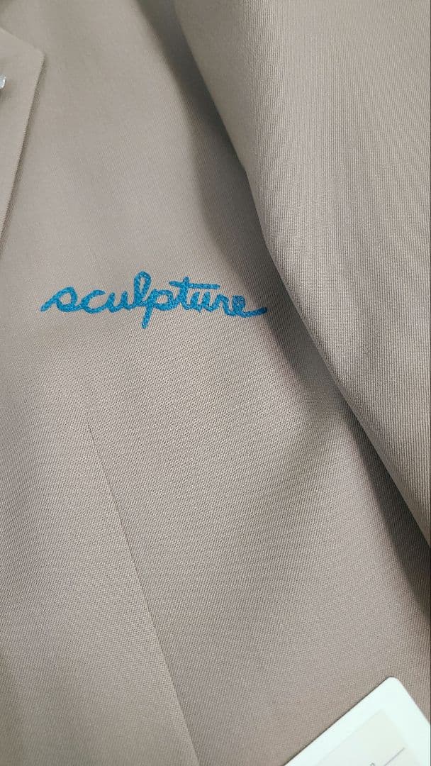 オールモストブラック ウール ジャケット ベージュ 2 ALMOSTBLACK