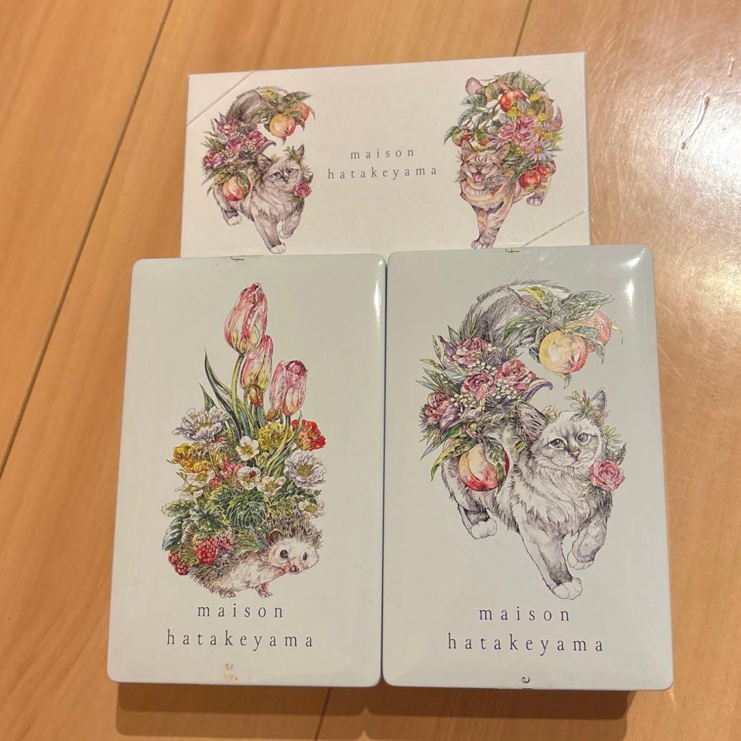 【完売品】　メゾンハタケヤマ　フリュイコンフィ　オレンジショコラ　サブレ缶