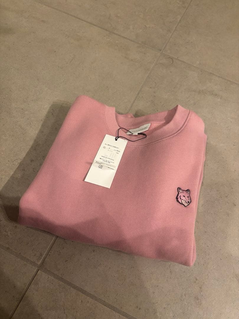 メゾンキツネ　スウェット　ピンク