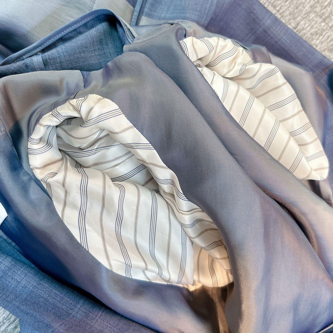 【美品】ザスーツカンパニー　スカートスーツ　REDA チェック