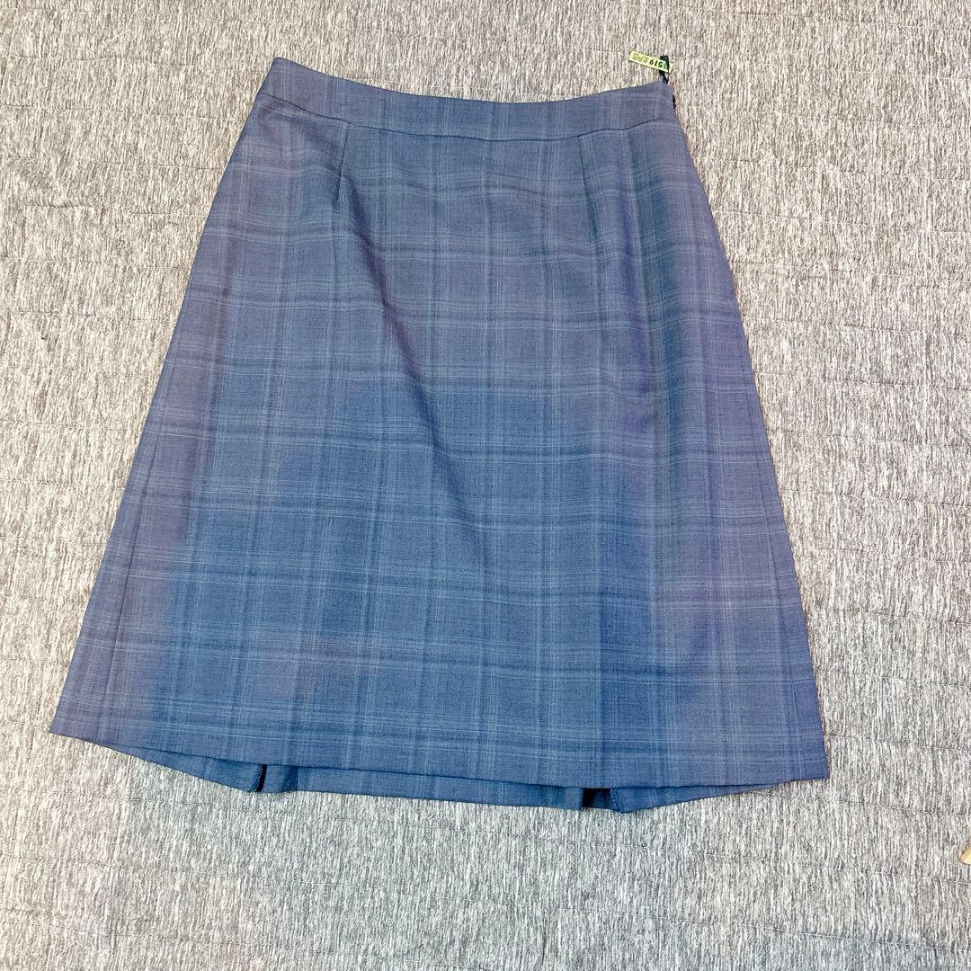 【美品】ザスーツカンパニー　スカートスーツ　REDA チェック