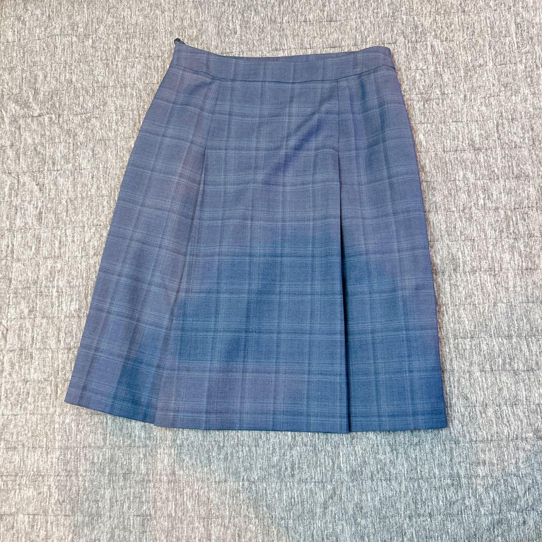 【美品】ザスーツカンパニー　スカートスーツ　REDA チェック