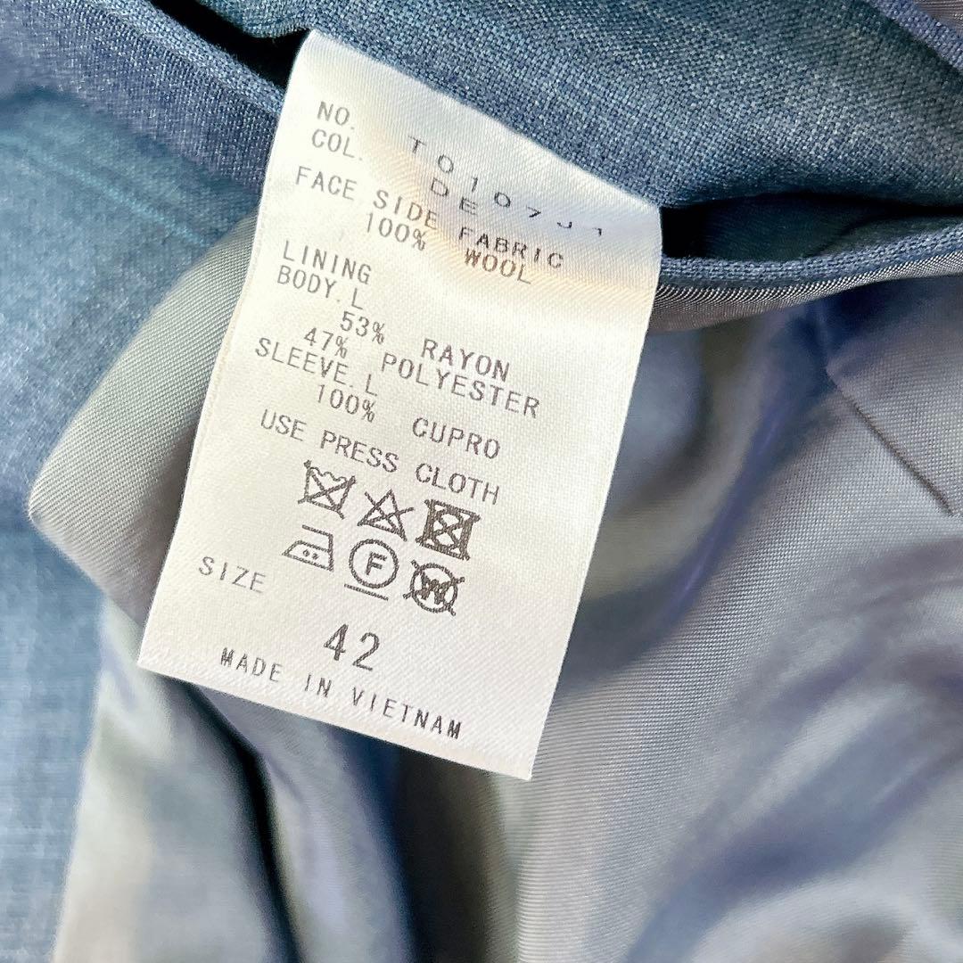 【美品】ザスーツカンパニー　スカートスーツ　REDA チェック