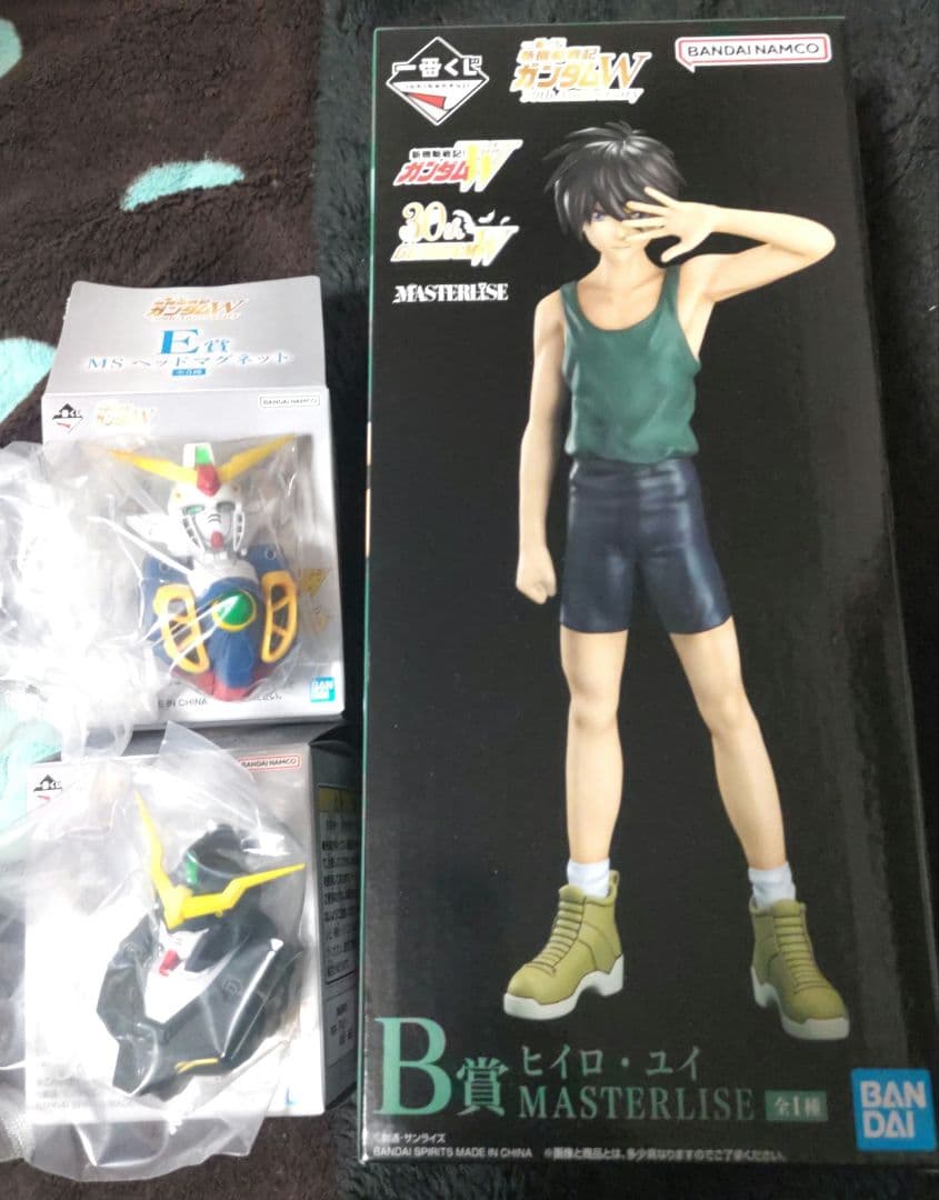 一番くじ新機動戦記ガンダムW 30th　B賞　E賞2個　ヒイロ・ユイ