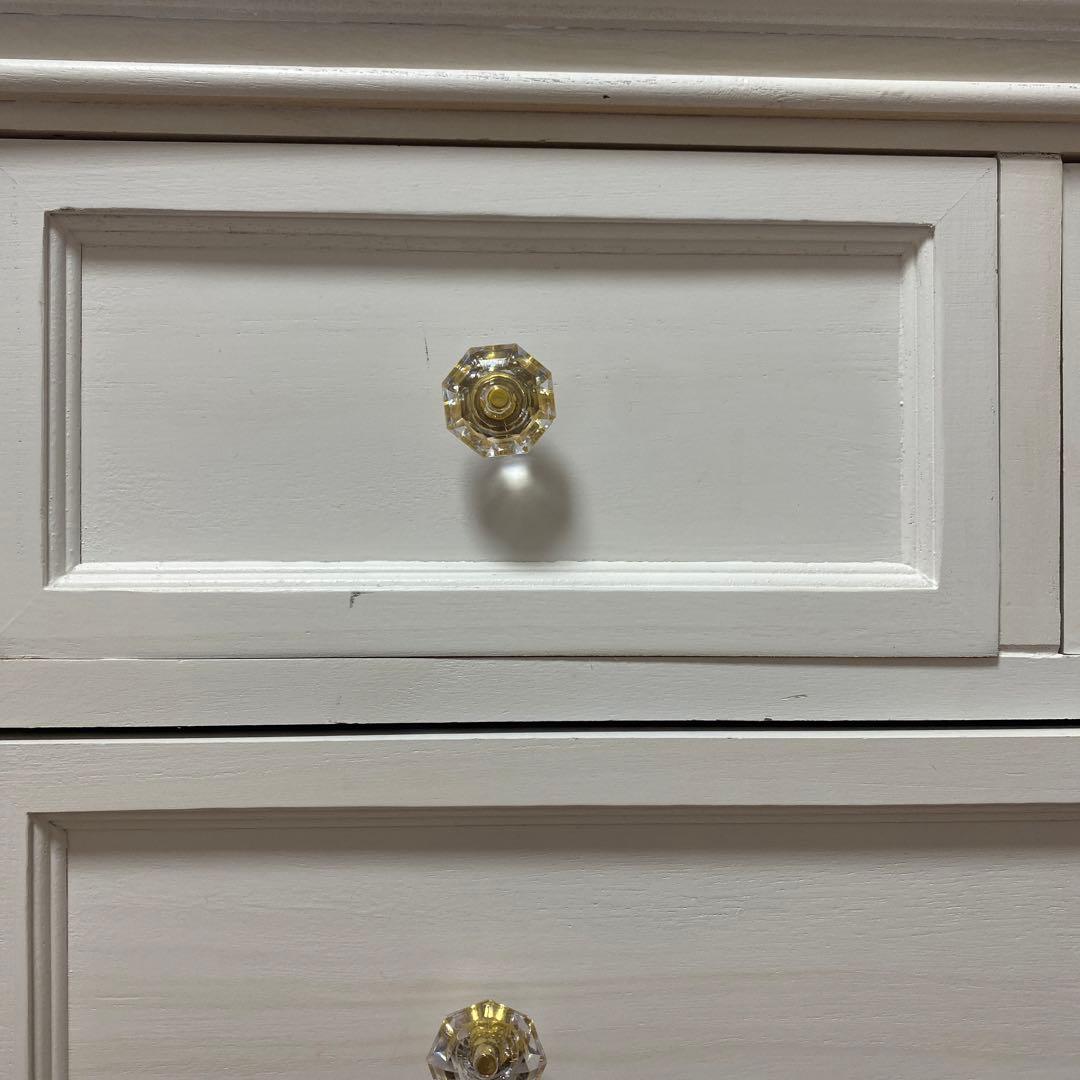 【出品期間短いです】ホワイトチェスト 4段引き出し